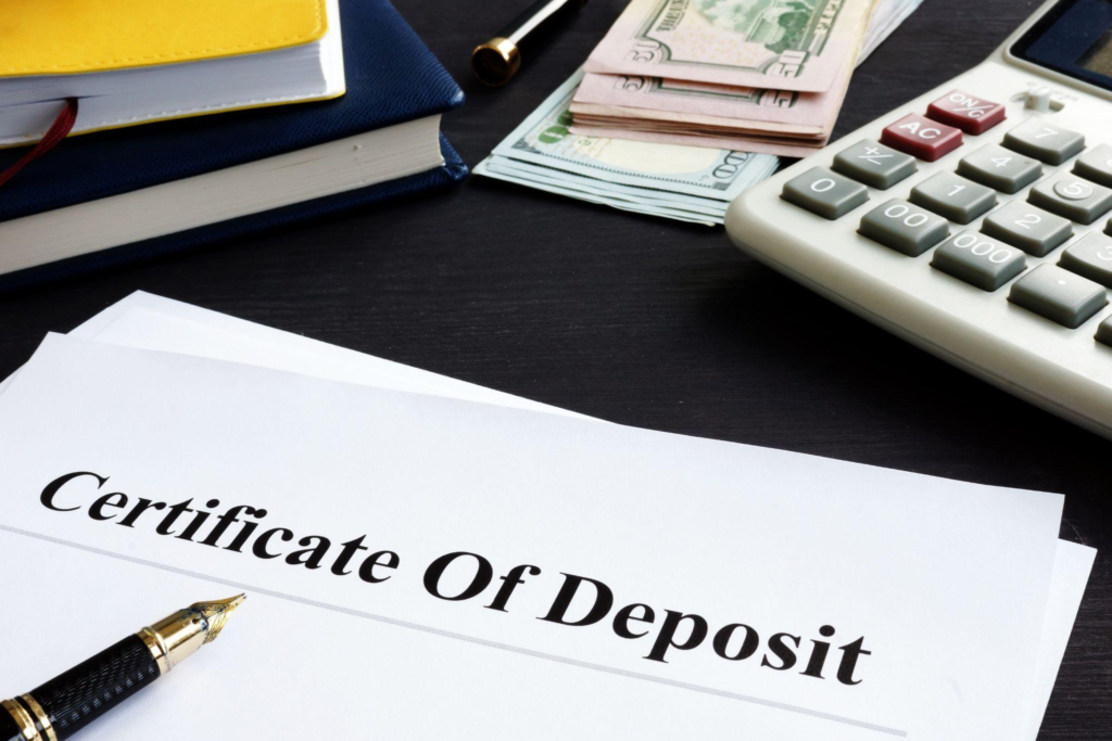 Certificates of Deposit: Fixed returns with minimal risk.